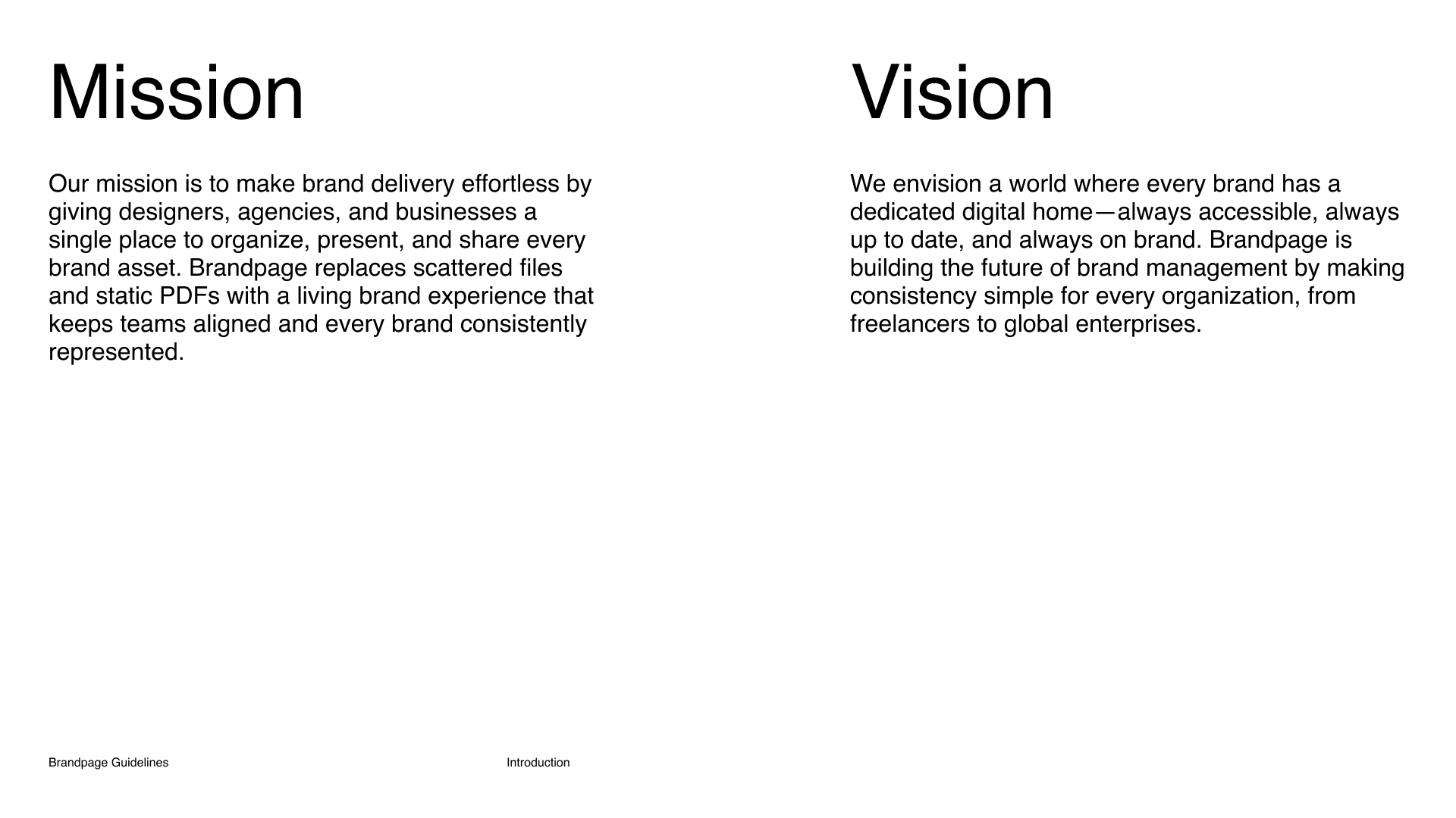 Mission and Vision